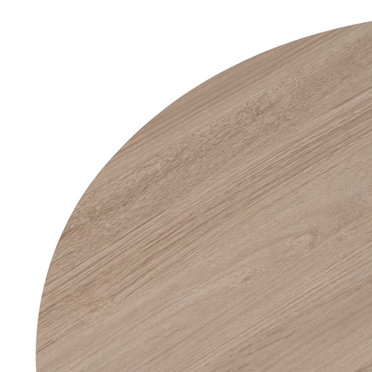 Mesa de Centro Negro Natural 65 x 65 x 37,5 cm